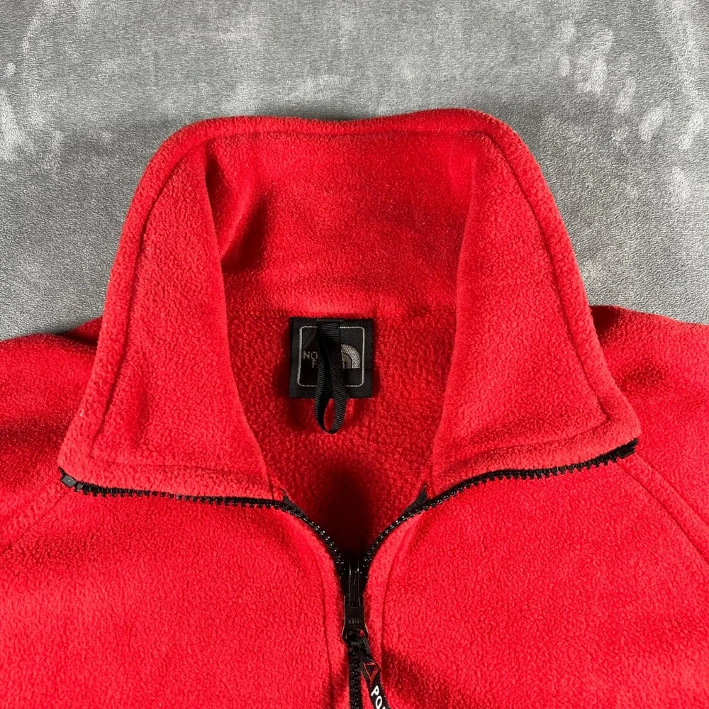 Vintage 90s The North Face Tempest Polartec Fleece Jacket Red Medium